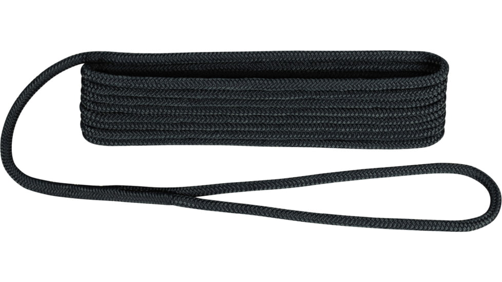 Extreme Max Boattector Double Braid Nylon Dock Line - 3/8in x 20, Black, 3006.2093