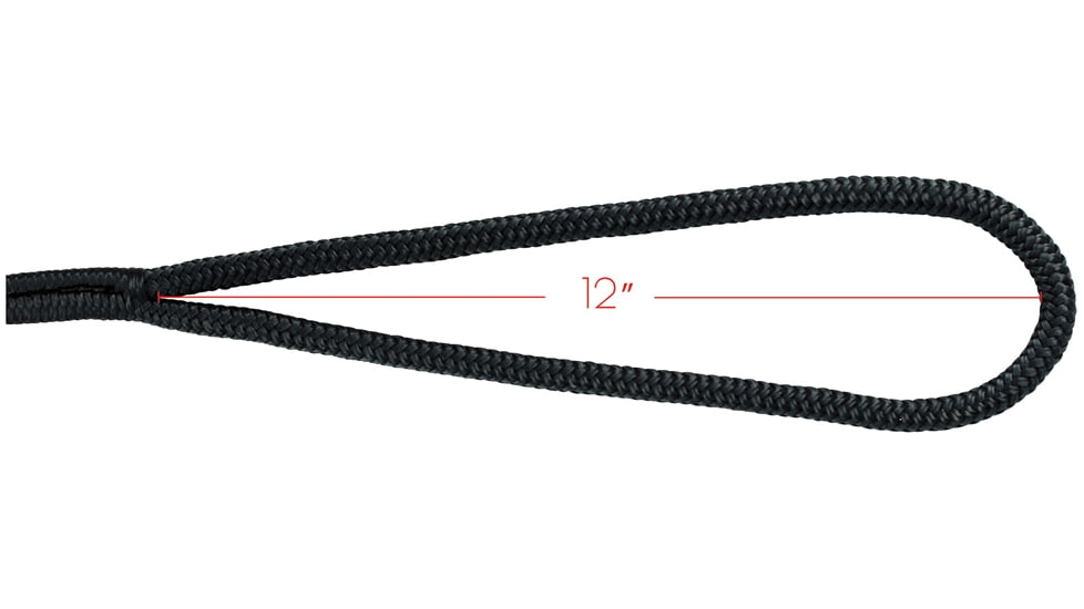 Extreme Max Boattector Double Braid Nylon Dock Line - 3/8in x 20, Black, 3006.2093