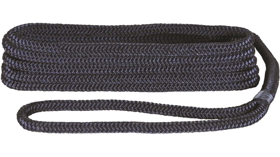 Extreme Max Boattector Double Braid Nylon Dock Line - 3/8in x 20, Navy, 3006.2936