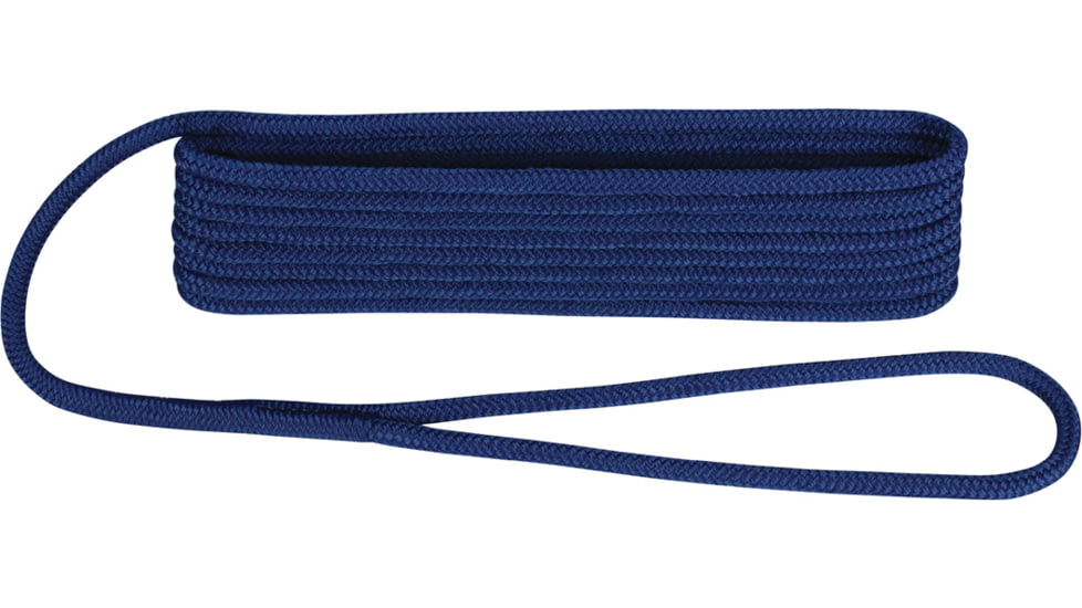 Extreme Max Boattector Double Braid Nylon Dock Line - 3/8in x 20, Royal Blue, 3006.2096