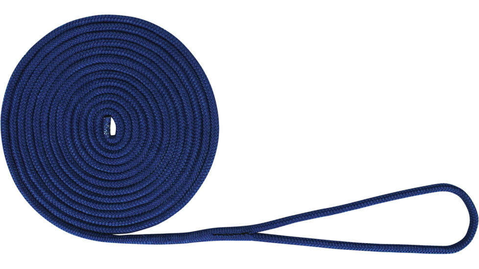 Extreme Max Boattector Double Braid Nylon Dock Line - 3/8in x 20, Royal Blue, 3006.2096
