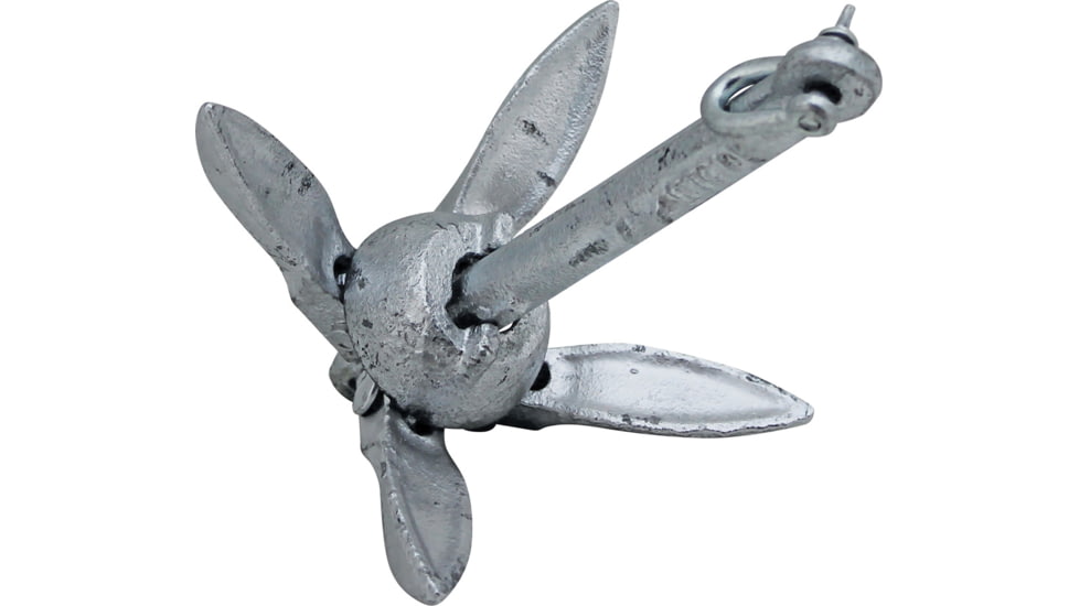 Extreme Max Boattector Galvanized Folding Anchor, 1.5lbs., 3006.6542