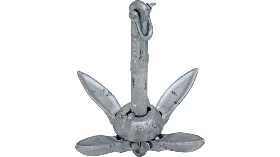 Extreme Max Boattector Galvanized Folding Anchor, 1.5lbs., 3006.6542
