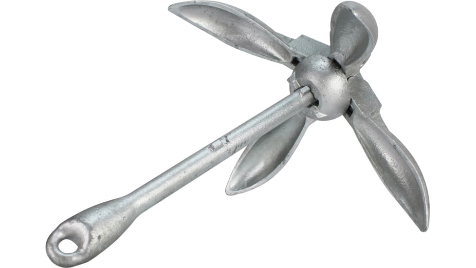 Extreme Max Boattector Galvanized Folding/Grapnel Anchor 13lbs., 3006.6669
