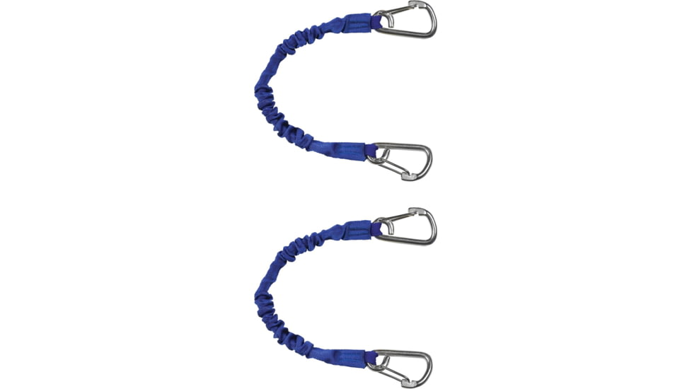Extreme Max Boattector High-Strength Line Snubber &amp; Storage Bungee, Value 2-Pack - 12in With Hooks, Blue, Medium, 3006.2899