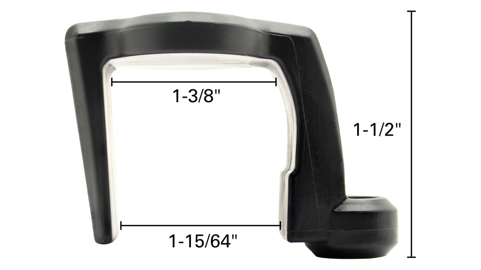Extreme Max Boattector Pontoon Rail Fender Hanger/Adjuster, Black, Pack of 4, 3005.5067