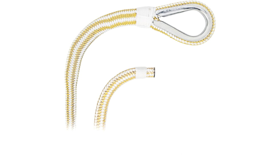 Extreme Max Boattector Premium Double Braid Nylon Anchor Line With Thimble - 3/4in, White &amp; Gold, 3/4in x 600ft, 3006.2349