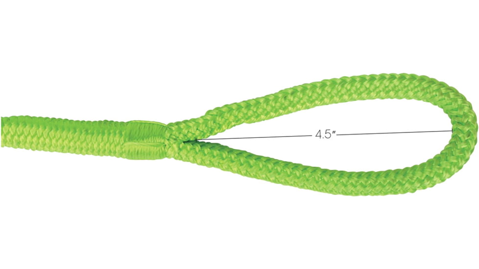 Extreme Max Boattector Premium Double Braid Nylon Fender Line Value 2-Pack - 3/8in x 6, Neon Green, 3006.2597