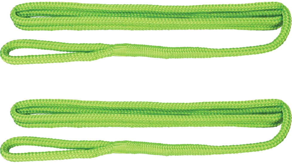 Extreme Max Boattector Premium Double Braid Nylon Fender Line Value 2-Pack - 3/8in x 6, Neon Green, 3006.2597