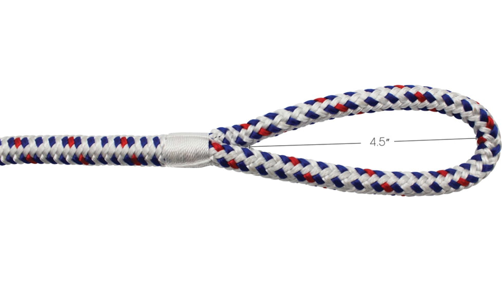 Extreme Max Boattector Premium Double Braid Nylon Fender Line Value 2-Pack - 3/8in x 6, Old Glory, 3006.2609