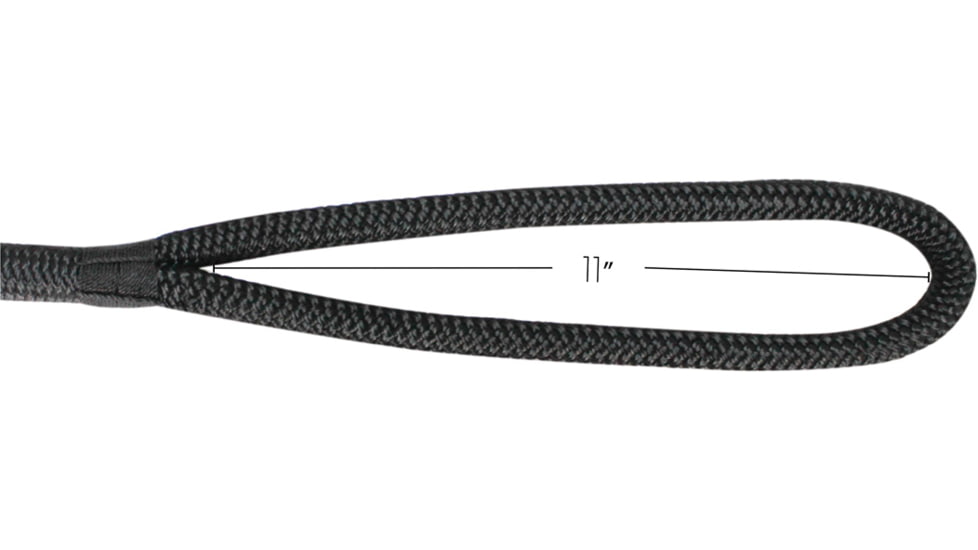 Extreme Max Boattector Premium Double Looped Nylon Dock Line For Mooring Buoys - 5/8in x 40, Black, 5/8in x 40ft, 3006.2394