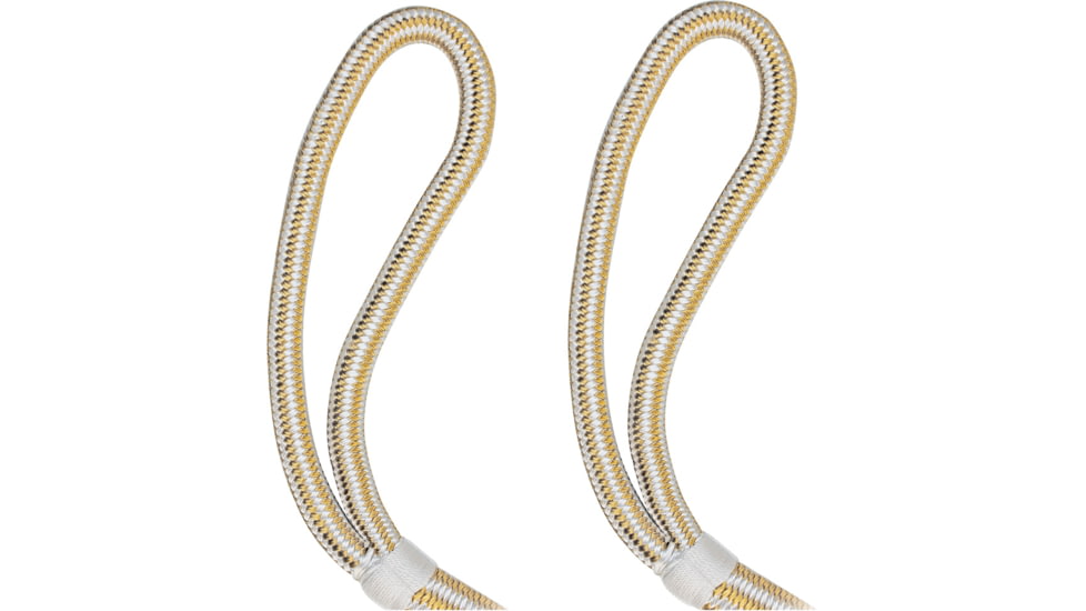 Extreme Max Boattector Premium Double Looped Nylon Dock Line For Mooring Buoys - 5/8in x 40, White &amp; Gold, 5/8in x 40ft, 3006.2385