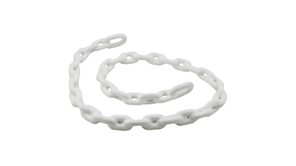 Extreme Max Boattector Pvc-Coated Anchor Chain - 5/16in x 5, White, 5/16in x 5ft, 3006.659
