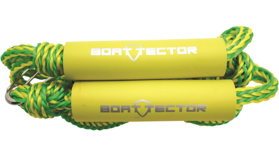 Extreme Max Boattector PWC Bungee Dock Line Value 2-Pack, Green/Yellow, 6ft, 3006.2577