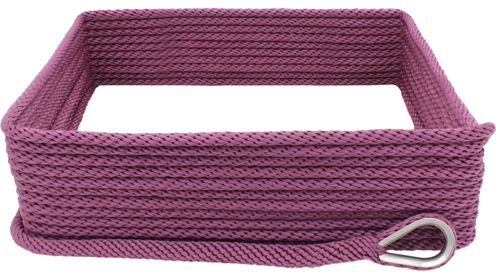 Extreme Max Boattector Solid Braid Mfp Anchor Line With Thimble - 3/8in x 100ft, Burgundy, 3006.2648