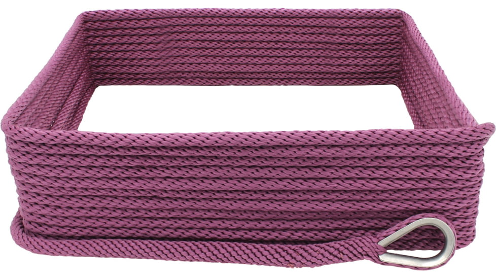 Extreme Max Boattector Solid Braid Mfp Anchor Line With Thimble - 3/8in x 50ft, Burgundy, 3006.2629