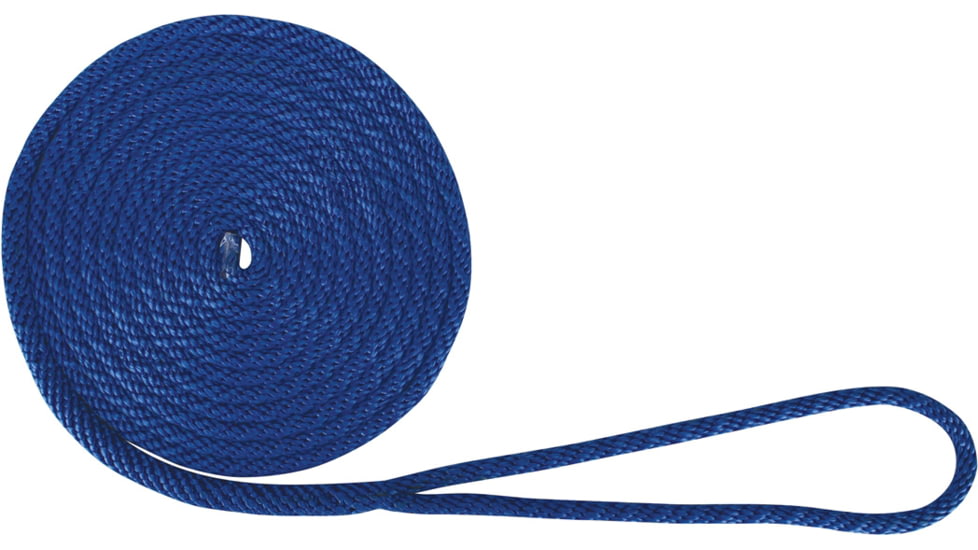 Extreme Max Boattector Solid Braid Mfp Dock Line - 3/8in x 15, Royal Blue, 3006.2009