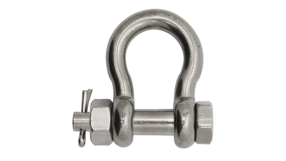 Extreme Max Boattector Stainless Steel Bolt Type Anchor Shackle, 3/8in, 3006.8372