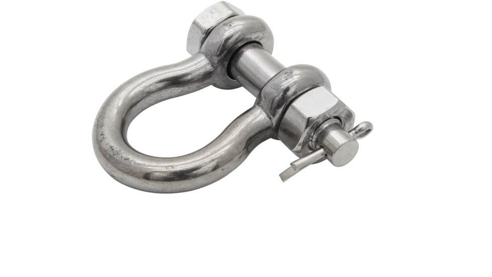Extreme Max Boattector Stainless Steel Bolt Type Anchor Shackle, 7/16in, Pack of 4, 3006.8375.4