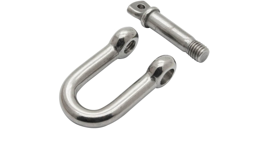 Extreme Max Boattector Stainless Steel D Shackle, 1/4in, 3006.8237