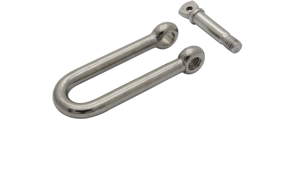 Extreme Max Boattector Stainless Steel Long D Shackle, 1/2in, 3006.8209