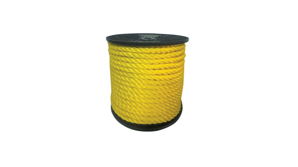 Extreme Max Boattector Twisted Polypropylene - 1/2in x 600ft, Yellow, 3006.2243