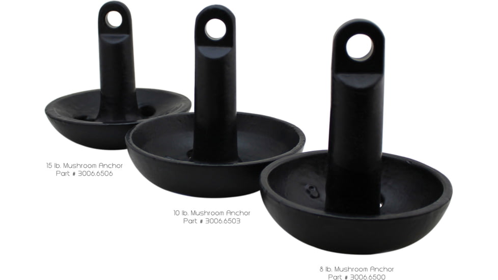 Extreme Max Boattector Vinyl Coated Mushroom Anchor, 10lbs., 3006.6503