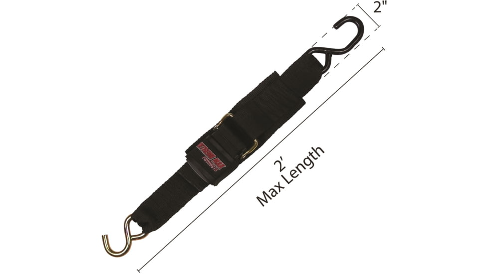 Extreme Max Cambuckle Transom Tie Down, 2in x 2ft, 3005.1196