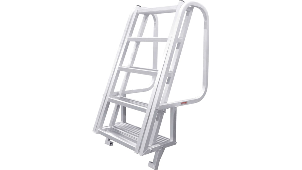 Extreme Max Delu x e Flip Up Dock Ladder w/ Welded Step Assembly 5 Step, 3005.3916