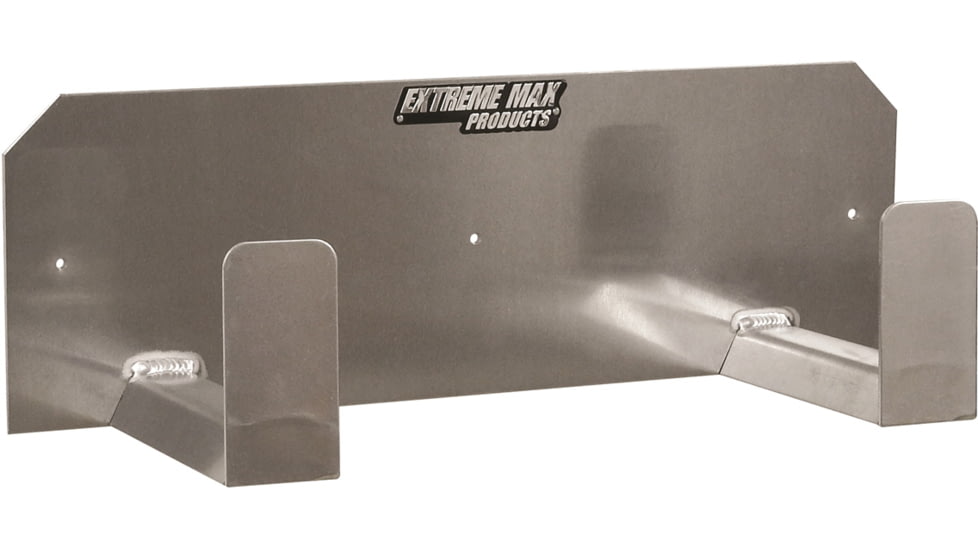 Extreme Max Dual Helmet Hanger Aluminum Storage Rack Organizer For Enclosed Race Trailer Shop Garage Storage, 5001.6029