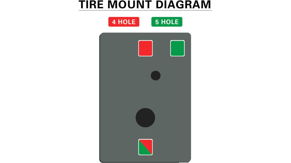 Extreme Max Economy Spare Tire Carrier, 3004.4553
