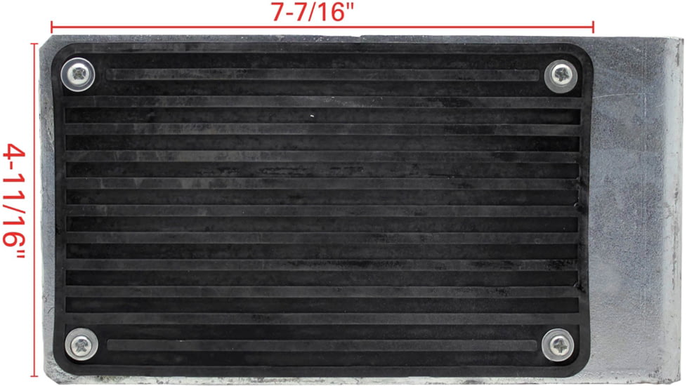 Extreme Max Galvanized Trailer Step 5in x 9, 5in x 9in, 5001.5783