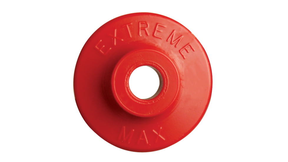 Extreme Max Round Plastic Backers, Red, Pack of 24, 5900.1176