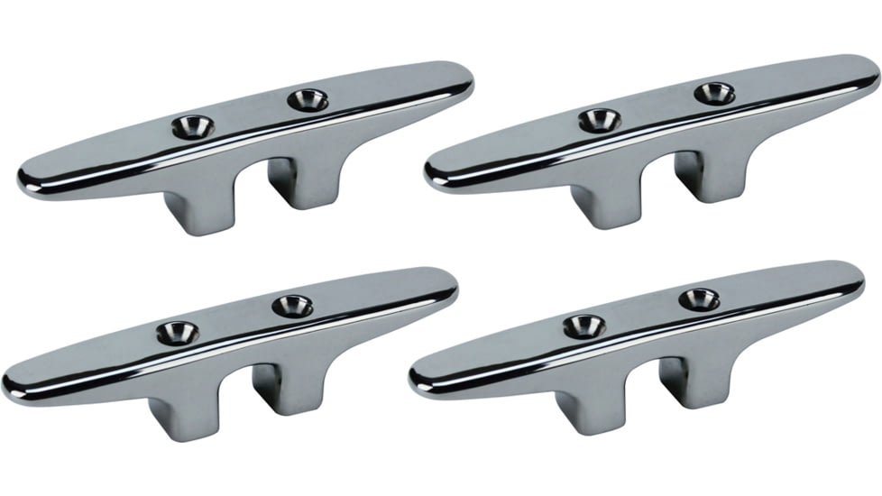 Extreme Max Soft Point Stainless Steel Dock Cleat 6, Value, Pack of 4, 3006.6762.4