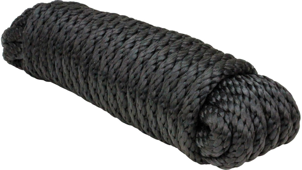 Extreme Max Solid Braid Mfp Utility Rope - 1/2in x 25, Black, 3008.0028