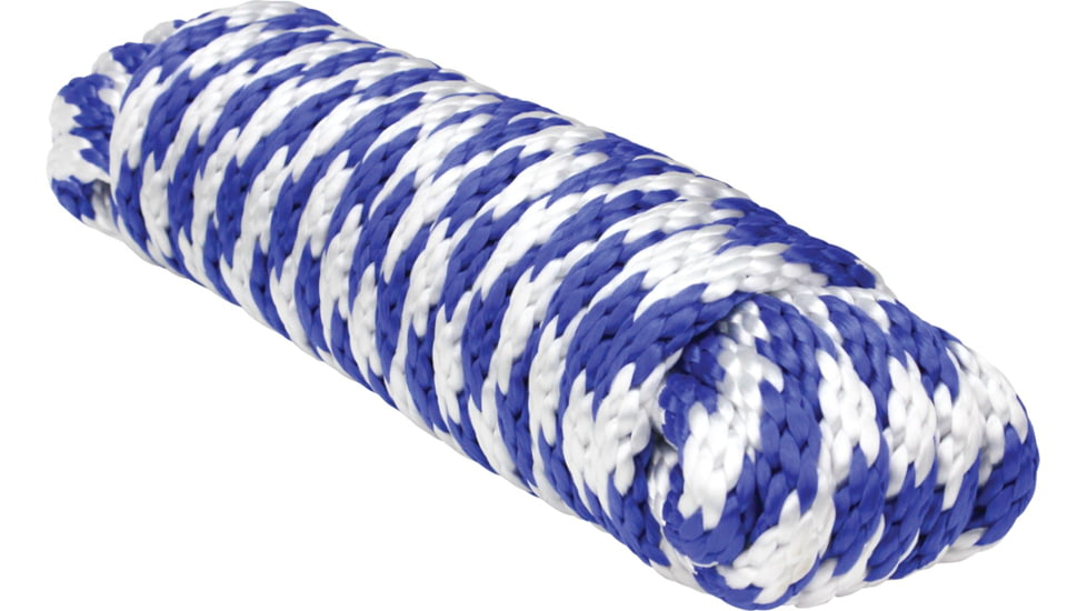 Extreme Max Solid Braid Mfp Utility Rope - 1/2in x 25, Blue / White, 3008.0219