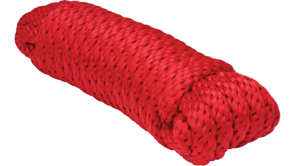 Extreme Max Solid Braid Mfp Utility Rope - 1/2in x 25, Red, 3008.0124