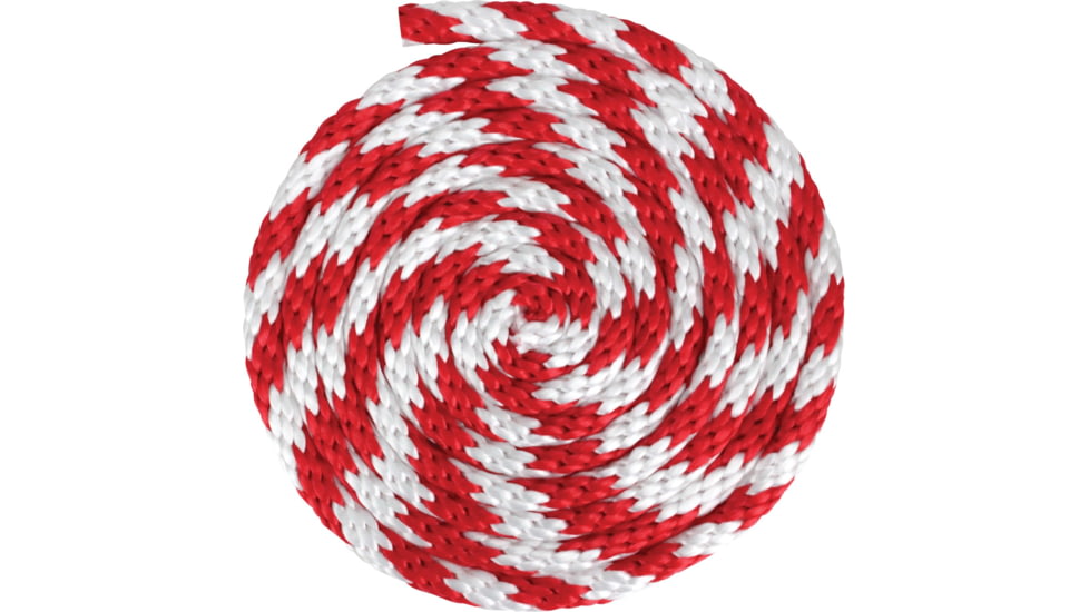 Extreme Max Solid Braid Mfp Utility Rope - 1/2in x 25, Red / White, 3008.0172