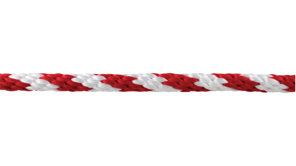 Extreme Max Solid Braid Mfp Utility Rope - 1/2in x 25, Red / White, 3008.0172