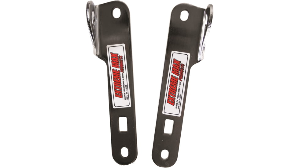 Extreme Max Teardrop Tie Down Brackets For Harley Davidson Electra Glide And Street Glide Motorcycles, 2014 2020 Chrome, 5001.5801