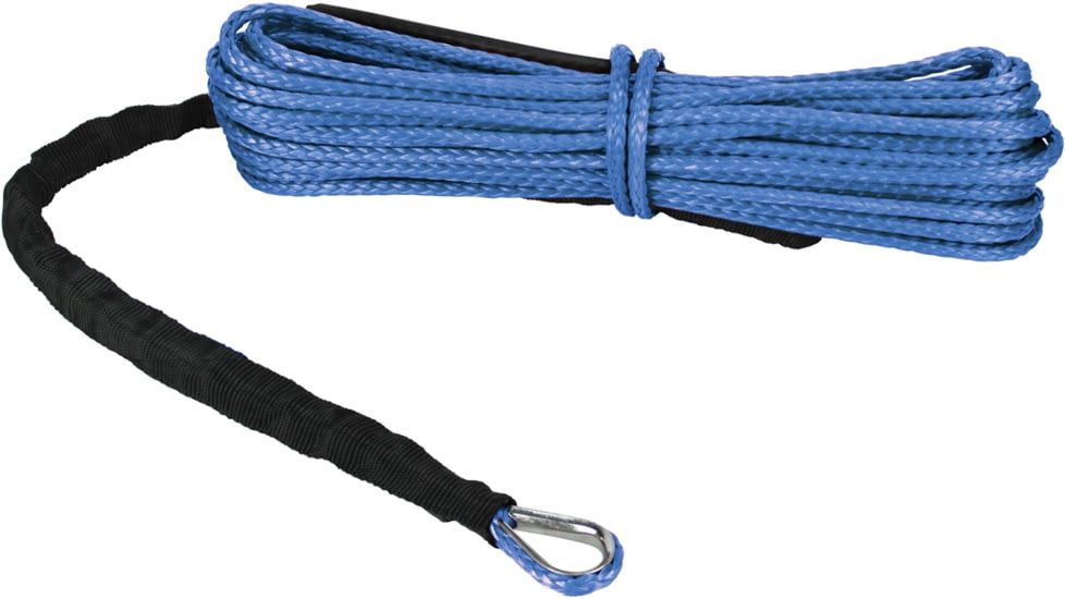 Extreme Max The DevilS Hair Synthetic ATV / UTV Winch Rope, Blue, 5600.3078