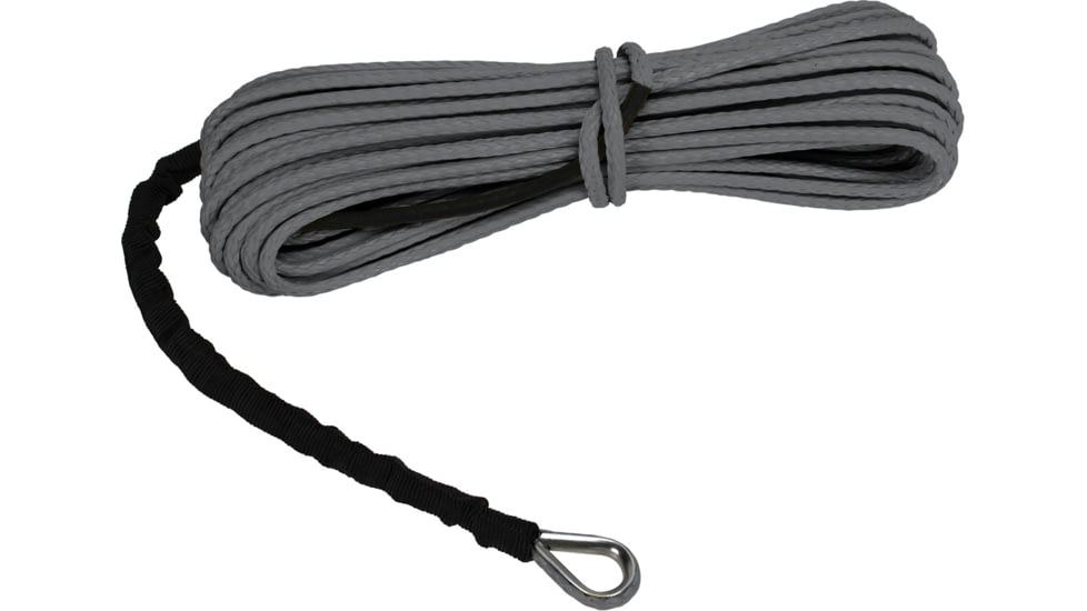 Extreme Max The DevilS Hair Synthetic ATV / UTV Winch Rope, Gray, 5600.3081