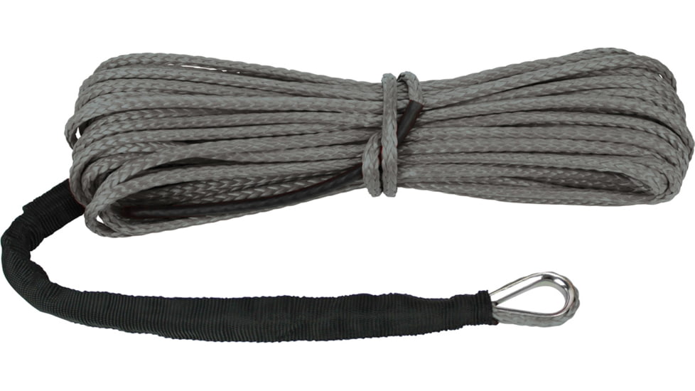 Extreme Max The DevilS Hair Synthetic ATV / UTV Winch Rope, Gray, 5600.3081