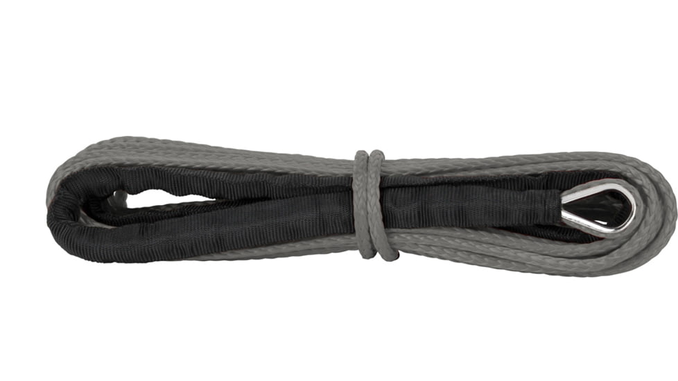 Extreme Max The DevilS Hair Synthetic ATV / UTV Winch Rope, Gray, 5600.3081