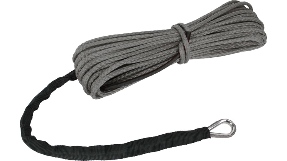 Extreme Max The DevilS Hair Synthetic ATV / UTV Winch Rope, Gray, 5600.3081