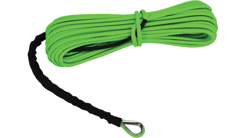 Extreme Max The DevilS Hair Synthetic ATV / UTV Winch Rope, Lime Green, 5600.3224