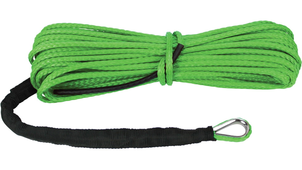 Extreme Max The DevilS Hair Synthetic ATV / UTV Winch Rope, Lime Green, 5600.3224