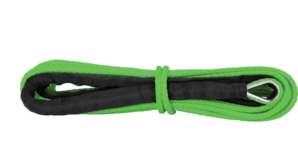 Extreme Max The DevilS Hair Synthetic ATV / UTV Winch Rope, Lime Green, 5600.3224