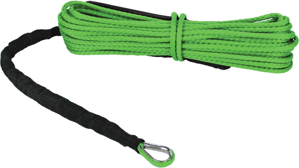 Extreme Max The DevilS Hair Synthetic ATV / UTV Winch Rope, Lime Green, 5600.3224