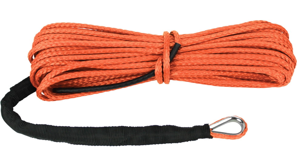 Extreme Max The DevilS Hair Synthetic ATV / UTV Winch Rope, Orange, 5600.3203